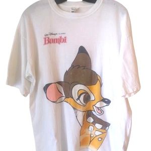 Vintage Disney 'Bambi' Wrap Around Print T Shirt Spring Ford Tag XL